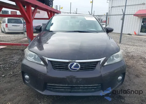 2012 Lexus Ct 200H Premium из США, поврежденный, VIN JTHKD5BH9C2056510